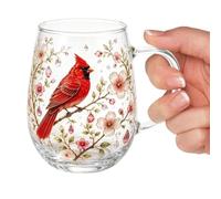 Decorative Coffee Mugs - Glass, Botanical Drinkware | Hummingbird Cup