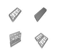 Decorative Letter Holder with Floral Design - Multi-Color Desktop Organizer