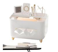 Decorative Napkin Dispenser Organizer - Nightstand Organizer for Bathroom | Multi-Functional Tissue Box Cover and Holder | Smooth and Durable Tissue Box Cover Napkin Dispenser Organizers for Bathroom