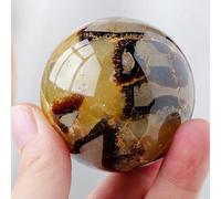 Decorative Ornaments Ball Dragon Stone Ball Quartz Crystal Ball Collection Home Decoration Decoration (Size : 50-60mm)