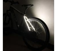 decorative per ruote di bicicletta, di segnalazione a LED, funzionamento a batteria, design compatto, facile da installare, accessorio per ciclisti per uso urbano all'aperto