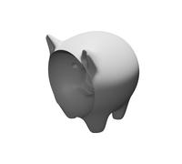 Decorative Pig Wall Art - Porcus Negativus 3D Design - Modern Home Decor