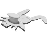 Decorative Rabbit Wall Hook for Light Items - Bunny Design Home Decor Mount