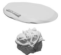 Decorative Rancore Head Trophy Wall Mount - High Detail 3D Design Display Piece