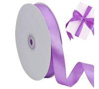 Decorative Satin Ribbon, Double Faced Smooth Fabric Ribbons Roll, with 2cm X 100 Yards Craft Ribbons Spool Set, Elegant Gift Wrapping, Satin with Soft Shine Design, for Wedding Party Events Use