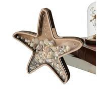 Decorative Seashell Display, Trasparente Starfish Box, Collezione Holder with Clear Feature, Showcase Container Accessory, Interior Decor with Elegant Style, Storage Solution for Cars and Bookshelves