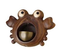 Decorative Shopkeepers Bell,Wood Door Chime, Campanello a vento in stile nave, decorazione da appendere in legno, marrone, 12x4,5x8,3 cm