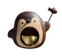 Decorative Shopkeepers Bell,Wood Door Chime, Campanello for porta d'ingresso con carillon a vento marrone