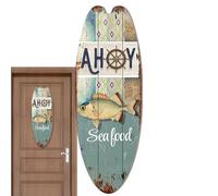 Decorative Surfboard - Beautiful Design, Beach Themed Welcome Sign, Surfboard Signs Beach | Beach-Themed Surf Board Prop For Party, Bar, Store, Home Decoration