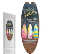 Decorative Surfboard - Beautiful Design, Beach Themed Welcome Sign, Surfboard Signs Beach | Beach-Themed Surf Board Prop For Party, Bar, Store, Home Decoration