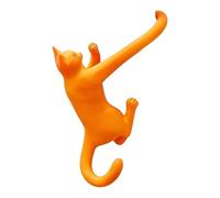 Decorative Wall Hooks, Funny Heavy Duty Space Saving Wall Mounted Hooks, Creative Cat Design Storage Hook Hanger For Hat Towel Key Robe Bag Purse Home Office Bathroom Bedroom Organization Use
