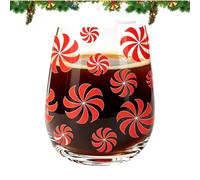Decorative Wine Glasses - 17oz Transparent Drinkware, Soda Iced Coffee Cup