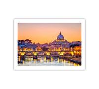Decorativi Stampa da Parete 70x50cm Poster da Parete Roma italia basilica storia Cucina Decorazione Murale Wall Art Senza Cornice Quadri Moderni Soggiorno Camera da Letto Immagini - P2XAA70x50-2704