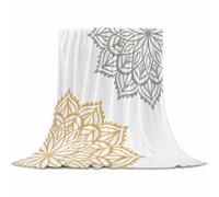 Decorativo Coperta Plaid Beautiful Dream Catcher Boho Feathers Dream Catcher Tie Dye Coperta in Flanella Microfibra Plaid in Pile per Tutte Le Stagioni Inverno Ufficio 60"x50"