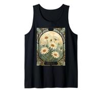 Decorativo Daisy Bloom Art Nouveau Botanical Canotta