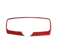 Decorativo Ibra Carbonio Per Benz Per Smart 451 Per Fortwo 2011-2015 Interni auto Presa d'aria centrale Adesivo in fibra di carbonio Interni Auto Accessori Decorativi(Red)
