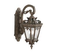 Decorativo Lanterna Amelia Antico Design IP44 Lampada da Parete Casa Hof Balcone