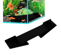 decorativo per acquario con design a tubo triangolare, spaziosa grotta in ABS per animali acquatici, rettili, gamberetti, nascondiglio di pesci, decorazione liscia per terrari e ciotole