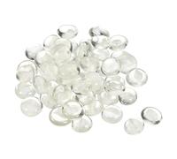 Decorativo Piatto Vetro Marmo 17-19mm Bianco,100pz