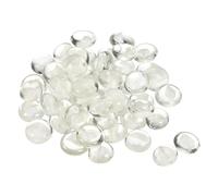 Decorativo Piatto Vetro Marmo 17-19mm Bianco,50pz