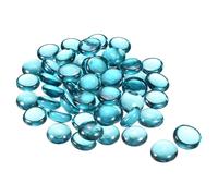 Decorativo Piatto Vetro Marmo 17-19mm Scuro Blu,50pz