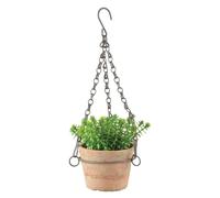 Decorativo Vaso da Appendere Terracotta Con Rustico Ottica E Resistente Collana