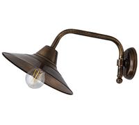 Decorativo Wandleuchte Ottone IN Antico E27 Ø26cm Design Lampada Salotto Piano