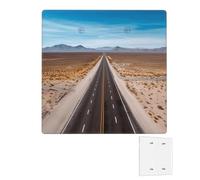 Decorator Piastra da parete 2 Gang Copertura interruttore luce Duplex Presa Coperture autostrada strada strada nel deserto piastre da parete per prese elettriche Copertura spina di medie dimensioni