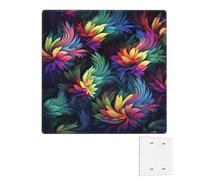 Decorator Piastra da parete 2 Gang Copertura interruttore luce Duplex Presa Coperture Piastre da parete fiore colorato per prese elettriche Copertura spina Piastre interruttore a bilanciere doppio di