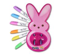 Decoratore di uova The Eggmazing - Peeps Bunny - Set per attivit artistiche e artigianali, include 6 pennarelli colorati ad asciugatura rapida e