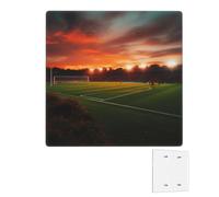 Decoratore Piastra a Parete 2 Gang Copertura Interruttore Della Luce Duplex Presa Coperture Tramonto Bellissimo Campo da Calcio Piastre Da Parete per Prese Elettriche Copertura Spina Doppia Bilanciera