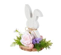 Decorazione a di coniglietto primaverile - Espositore da scrivania a di coniglietto pasquale | Incantevole figura di coniglio fuori, accessori per feste, decorazioni per le vacanze, per