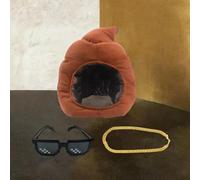 Decorazione a forma di cacca Cappello da cacca creativa per la festa per