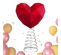 Decorazione a forma di cuore per la parte superiore dell'albero a forma di cuore - Decorazioni a forma di cuore per feste e feste | Top decorazione d'amore per ornamento decorativo - Da utilizzare sul