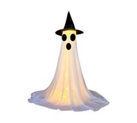 Decorazione a forma di fantasma incandescente per Halloween, 120 cm di altezza, per giardino anteriore, per interni ed esterni, decorazione di Halloween, per interni ed esterni