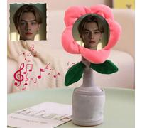 Decorazione a forma di fiore fai-da-te con fiori di peluche personalizzati, canto, imparare a parlare, registrare, incoraggianti decorazioni floreali