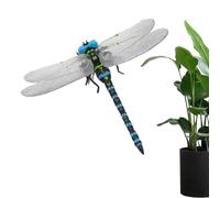 Decorazione a forma di libellula, artificiali per respingere il giardino, scoraggia simulazione di animali per giardino, passeggino, aula e , per bambini, per imparare a dimostrare il