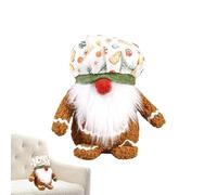 Decorazione a forma di omino di pan di, animali di peluche natalizi, gnomo senza volto, peluche di pan di, decorazioni per le vacanze per bambini, simpatici peluche natalizi,