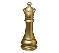 Decorazione a forma di regina degli scacchi ORO | 25,5 cm