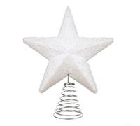 Decorazione a forma di stella per albero di Natale in schiuma e ferro per un fissaggio sicuro che aggiunge gioia all'albero di Natale