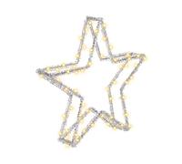 Decorazione a LED stella bianco 31 cm SIMO