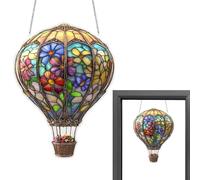 Decorazione A Palloncino Aerostatico | Pendente a Mongolfiera 2D in Acrilico per Esterni,Incanto Decorativo Per Esterni Ideale Feste Matrimoni Compleanni Balcone Terrazzo