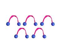 Decorazione a sfera Accessori per capelli 5/7 pezzi Corda Elastica Legami con Nodi Colorati Anelli per Le Donne Delicato Del Cuoio Capelluto Non Dannoso Blu