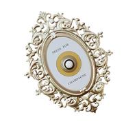 Decorazione a tema champagne placche da parete ornamento decorativo campanello pulsante piccolo premere campanello porta anelli campanelli per la casa