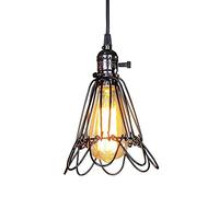 Decorazione a Testa Singola Creativa e27 lampadario Business per la casa Interno a Sospensione a Sospensione a Sospensione per Ferro retrò lampade da Tavolo da Barre del Soggiorno Cafe lampadario