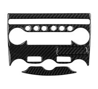 Decorazione Accessori Per Nissan Per 370Z 2009-2020 Auto Fibra Carbonio Interni Console Aria Condizionata Multimedia Regolare Il Pannello Copertura Trim Car Trim Styling Interni