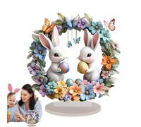 Decorazione acrilica del coniglio, decorazioni da tavolo di coniglio di Pasqua - ACRILICO ACRILICO CINETTO DECIVIRE CAGNO CATURA | Decorazioni di coniglietti di Pasqua Figurine di decorazioni per la c