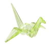Decorazione acrilica trasparente Origami Gru Ornamento Decorazione da tavolo