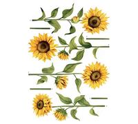 Decorazione adesiva per parete girasoli 47x65 cm Multicolore