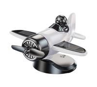 Decorazione 'aereo ad energia solare: modello di aereo solare rotante per cruscotto auto, giocattolo aereo con energia solare cinetica, macchina volante in miniatura, decorazione unica